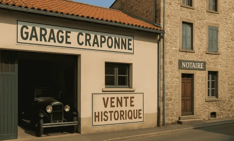 garage craponne notaire vente historique