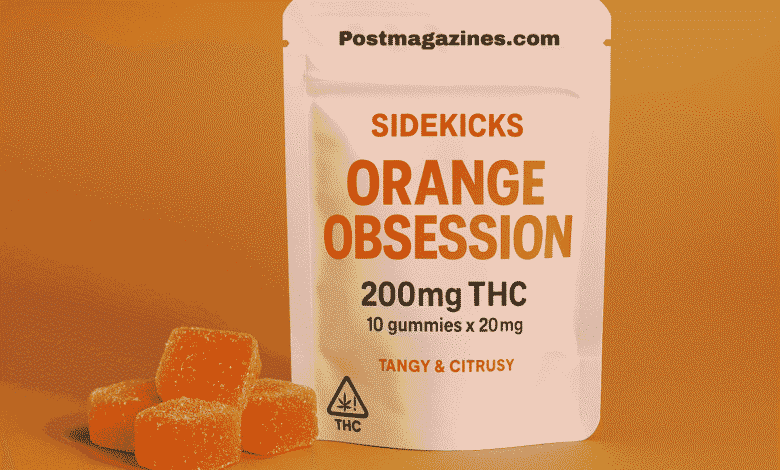 orange obsession - sidekicks - 200mg gummies review