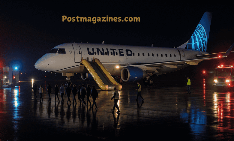 united airlines charleston mechanical issue